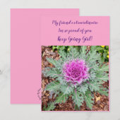 Aanmoediging voor ventilatorflatWenskaart (Voorkant / Achterkant)