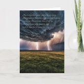 Aanmoediging voorbij de storm kaart (Voorkant)