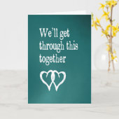 Aanmoediging - We zullen dit samen doorstaan Kaart (Gele Bloem)