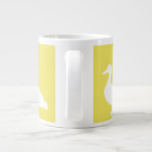 Aanmoediging Wees een eend Grote Koffiekop (Achterkant)