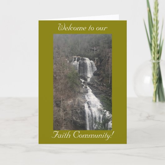 Aanmoediging, welkom in onze geloofsgemeenschap, K Kaart (Voorkant)
