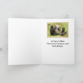 Aanmoediging ziek zijn kan je neerhalen. kaart (Binnen)