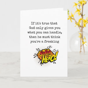 Aanmoedigings- en ondersteuningskaart kaart