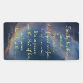 Aanmoedigingsbanner - 2 corinthians 13:11 spandoek (Horizontaal)