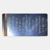 Aanmoedigingsbanner - Ephesianen 3:20-21 Spandoek (Horizontaal)