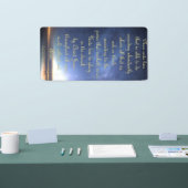 Aanmoedigingsbanner - Ephesianen 3:20-21 Spandoek (Beurs)