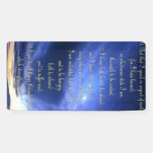 Aanmoedigingsbanner - Filippijnen 4:11-13 Spandoek (Horizontaal)