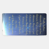 Aanmoedigingsbanner - Filippijnen 4:8 Spandoek (Horizontaal)