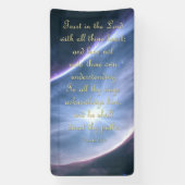 Aanmoedigingsbanner - Proverbs 3:5-6 Spandoek (Verticaal)