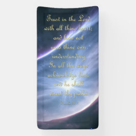 Aanmoedigingsbanner - Proverbs 3:5-6 Spandoek
