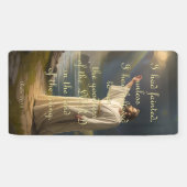 Aanmoedigingsbanner - Psalm 27:13 Spandoek (Horizontaal)