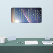 Aanmoedigingsbanner - Psalm 34:4-6 Spandoek (Beurs)