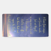 Aanmoedigingsbanner - Psalm 37:8-9 Spandoek (Horizontaal)