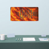 Aanmoedigingsbanner - Zechariah 2:5 Spandoek (Beurs)