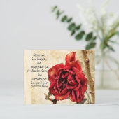 Aanmoedigingskaart Briefkaart (Staand voorkant)