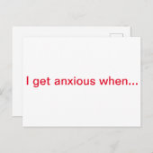 Aanmoedigingskaart Briefkaart (Voorkant / Achterkant)