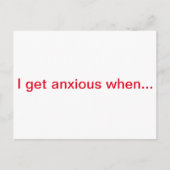 Aanmoedigingskaart Briefkaart (Voorkant)