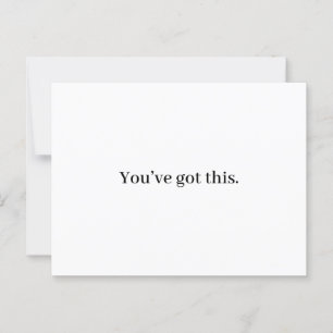 Aanmoedigingskaart Briefkaart