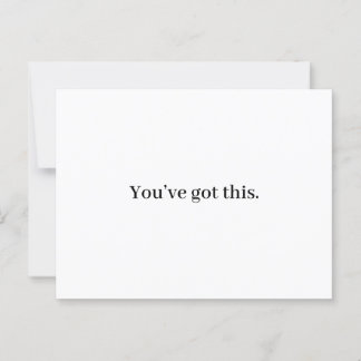 Aanmoedigingskaart Briefkaart