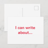 Aanmoedigingskaart Briefkaart (Voorkant / Achterkant)