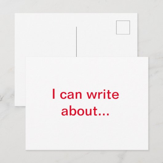 Aanmoedigingskaart Briefkaart (Voorkant / Achterkant)