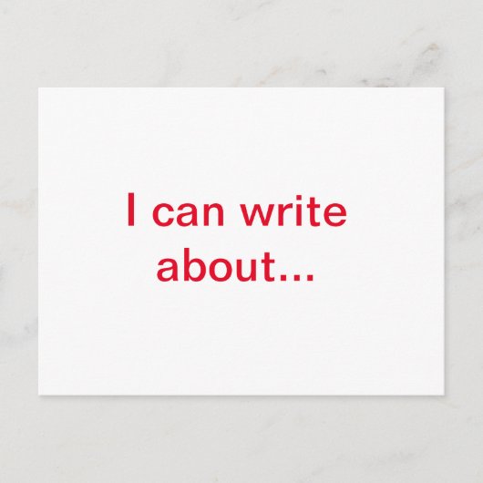 Aanmoedigingskaart Briefkaart (Voorkant)