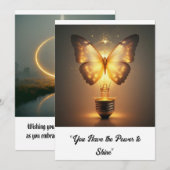 Aanmoedigingskaart Feestdagenkaart (Voorkant / Achterkant)