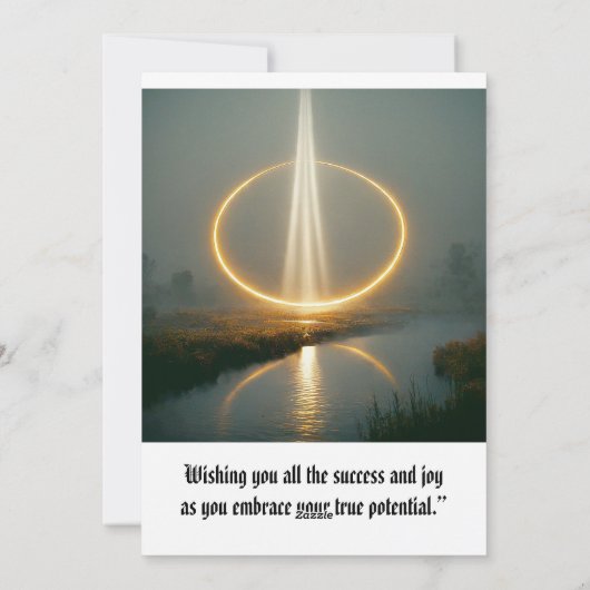 Aanmoedigingskaart Feestdagenkaart (Achterkant)