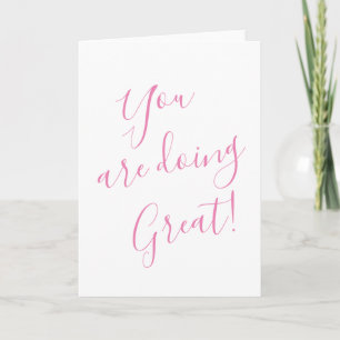 Aanmoedigingskaart Je doet het geweldig Feestdagen Kaart