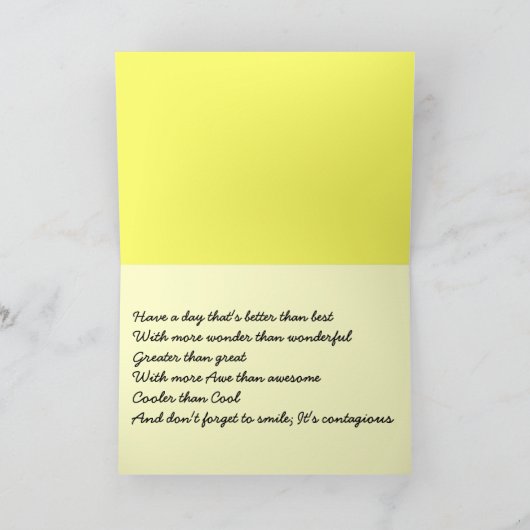 aanmoedigingskaart kaart (Binnen)