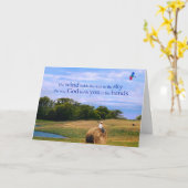 Aanmoedigingskaart voor vliegers kaart (Gele Bloem)