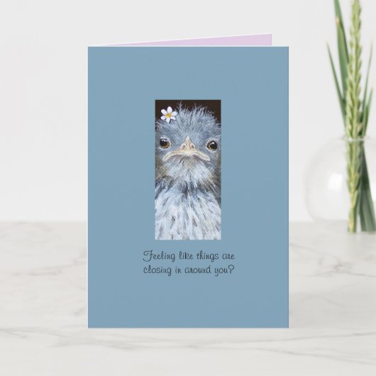 aanmoedigingskaart voor zoete vogels kaart (Voorkant)