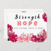 aanmoedigingskaarten voor mensen die ze nodig hebb briefkaart (Voorkant / Achterkant)