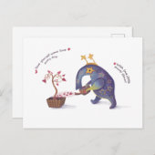 Aanmoedigingskaarten voor vrienden briefkaart (Voorkant / Achterkant)