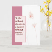 Aanmoedigingsnota Kaart (Gele Bloem)