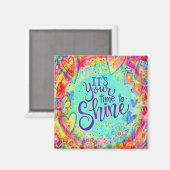 Aanmoedigingstijd om Inspiriviteitsmagneet te glan Magneet (Voorkant / Achterkant)