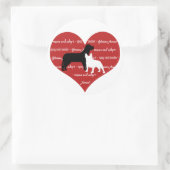 Aanname van de hond, afgifte van een reddingsboeze ronde sticker (Tas)