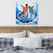 Aanname van Madonna - Sanctissima 2008 Canvas Afdruk (Insitu (Slaapkamer))
