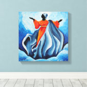 Aanname van Madonna - Sanctissima 2008 Canvas Afdruk (Insitu (Houten vloer))