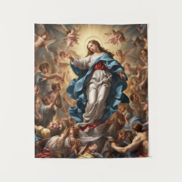 Aanname van Maria Christelijke Religie Wandkleed