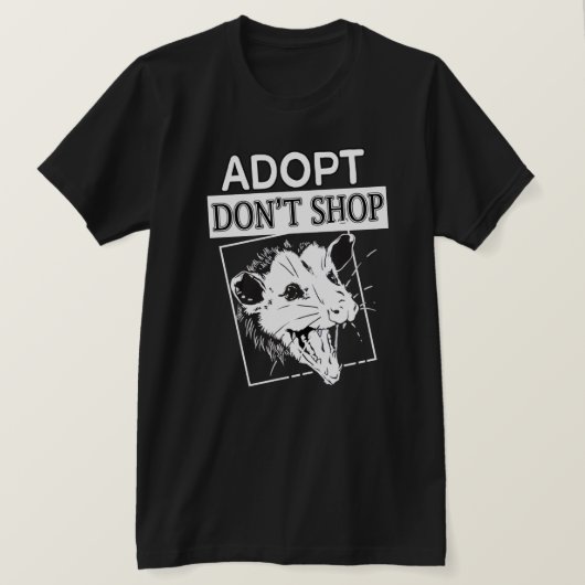 Aannemen, koop geen wondermiddel tegen opposum - O T-shirt (Design voorkant)