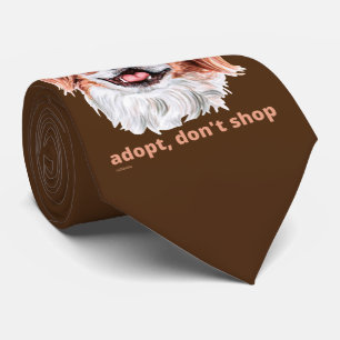 AANNEMEN, NIET SCHOKKEN (Japans Chin Spaniel) leuk Stropdas