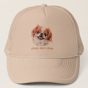 AANNEMEN, NIET SCHOKKEN (Japans Chin Spaniel) leuk Trucker Pet
