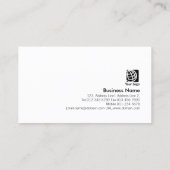 Aannemer Bold Grunge Textuur Visitekaartje (Achterkant)