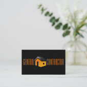 Aannemer Bouwer Manager Bouw Visitekaartje (Staand voorkant)