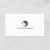 Aannemer dakbedekking constructie visitekaartje (Achterkant)