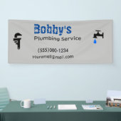 Aannemer Loodgietersdienst Business Design Spandoek (Beurs)