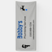 Aannemer Loodgietersdienst Business Design Spandoek (Verticaal)