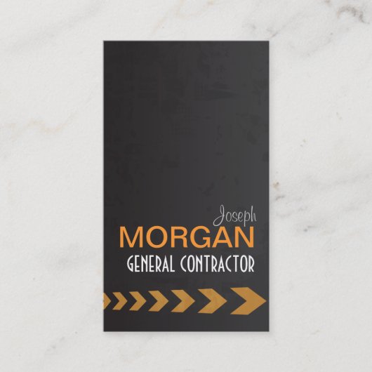 Aannemer PixDezines Visitekaartje (Voorkant)