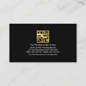 Aannemer voor Lijsten op het dak Visitekaartje (Achterkant)